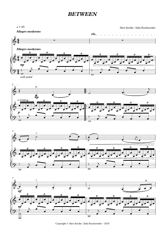 Between (violin + piano)